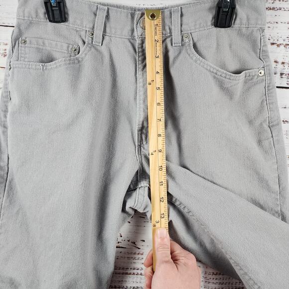 Vintage Levi's 550 Jeans 34x32 Gray USA Made Relaxed Fit Tapered Leg 10/00 Tag - Picture 8 of 9